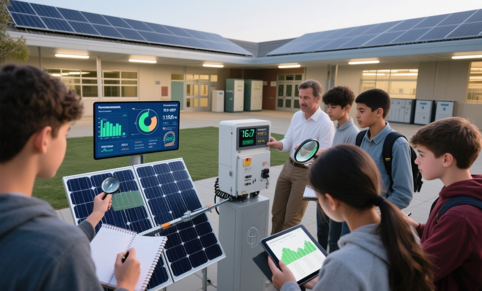 Solar-powered schools: how renewable energy systems become teaching tools for science and environmental education