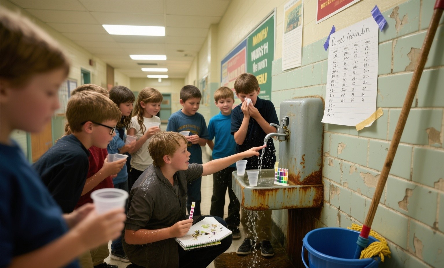 Every fountain tells a story: turning school water systems into living science laboratories