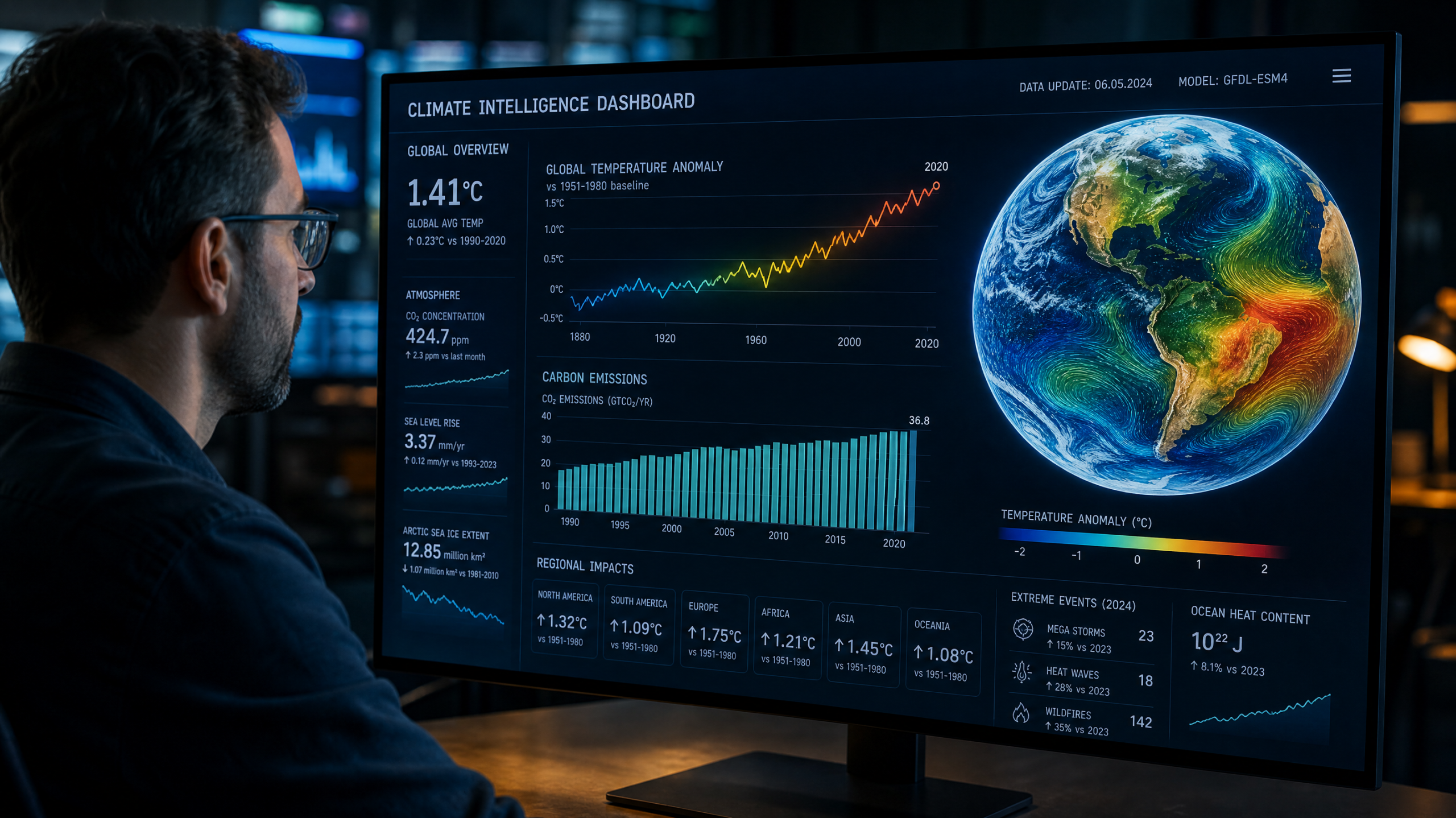 Reading the Climate Dashboard: How Interpreting Real Environmental Data Builds Statistical Literacy
