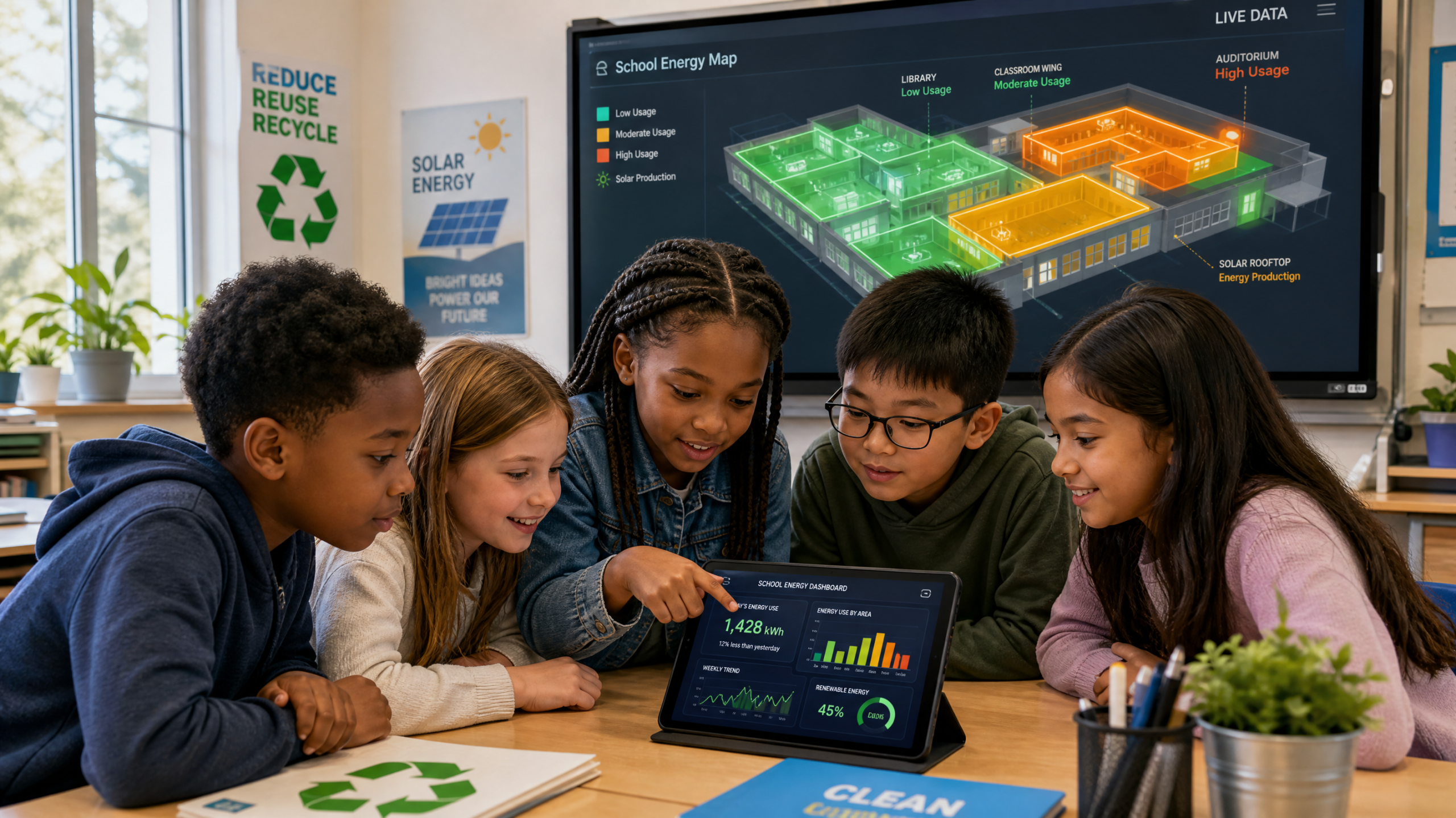 The Classroom Energy Audit: Teaching Data Literacy by Tracking a School’s Real Electricity Footprint
