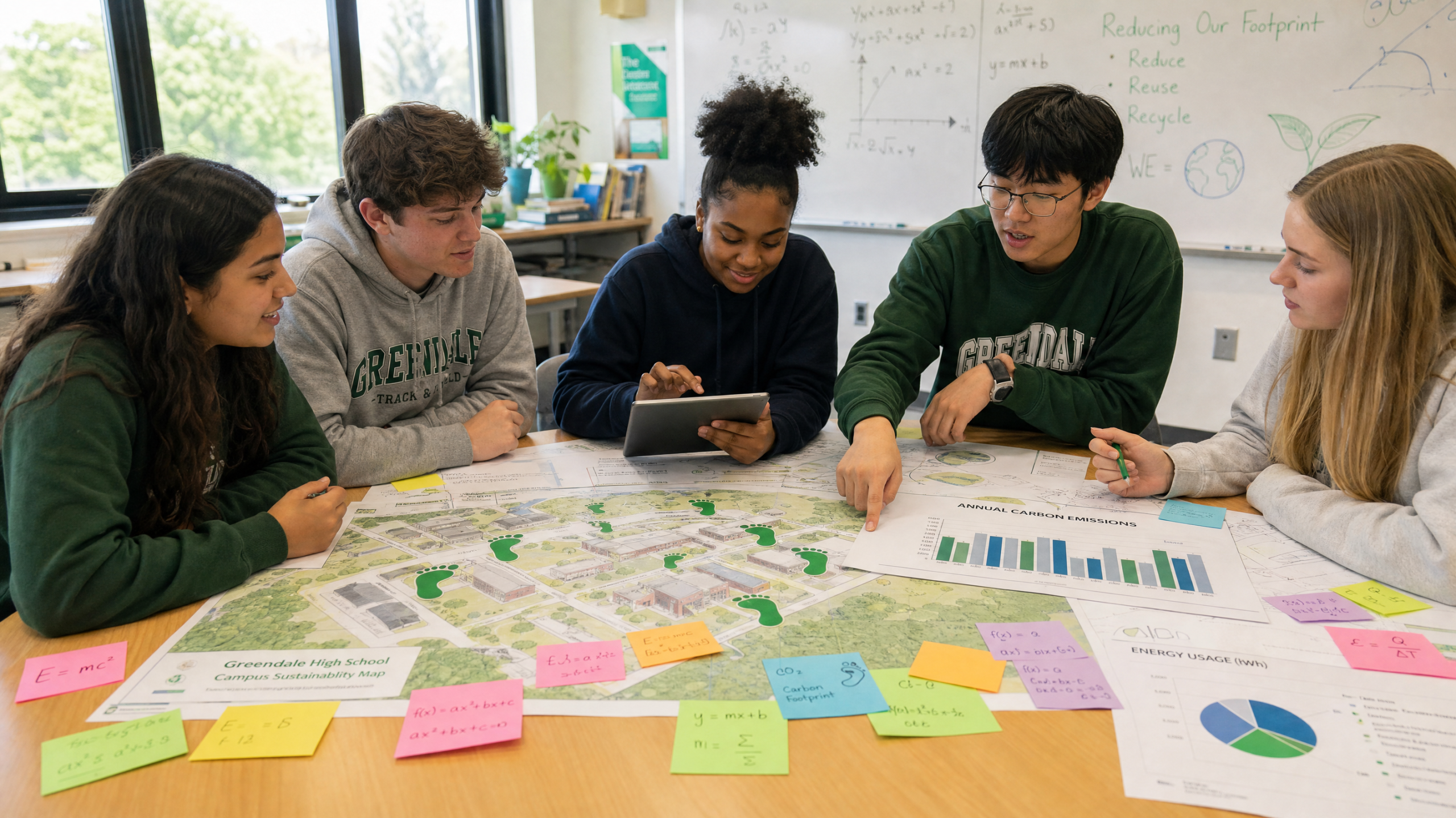 Mapping Your School’s Carbon Footprint: How Measurement Projects Teach Math and Accountability